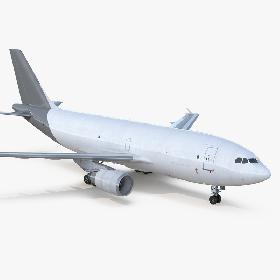 3D Cargo Aircraft Airbus A310-300F Generic model